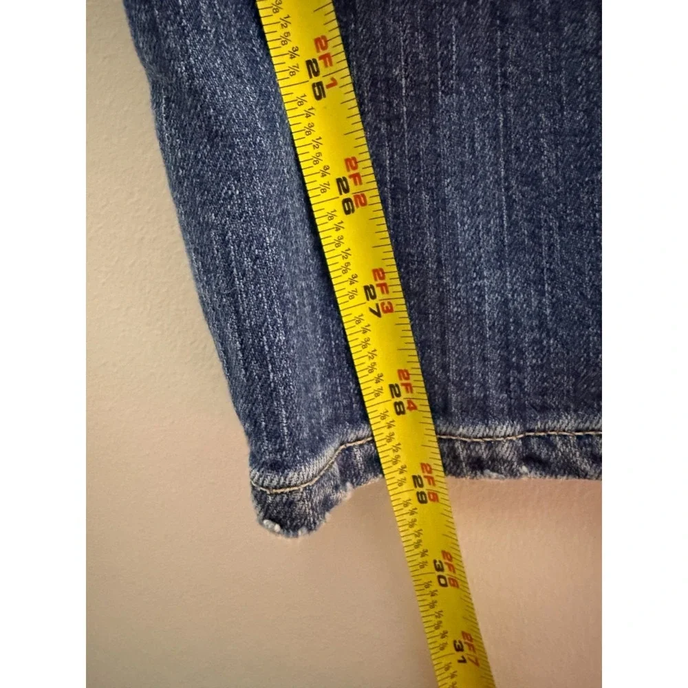 J Crew Jeans Womens 10 Size 29 Blue Stretch‎ Denim Made In USA Vintage